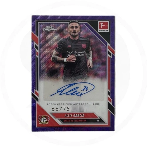 Aleix Garcia 2025 Topps Chrome Purple /75