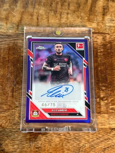 Aleix Garcia 2026 Topps Chrome Purple Refractor /75