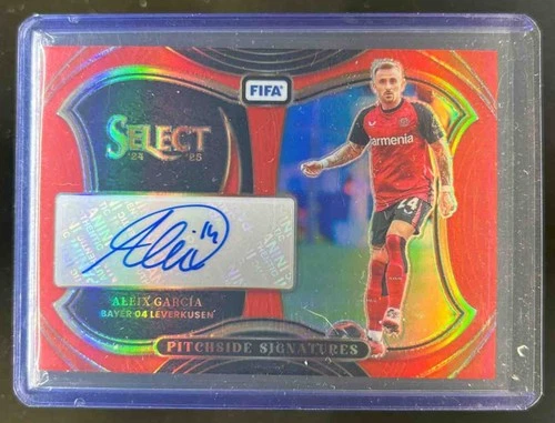 Aleix Garcia 2024 Panini Select Red Prizm
