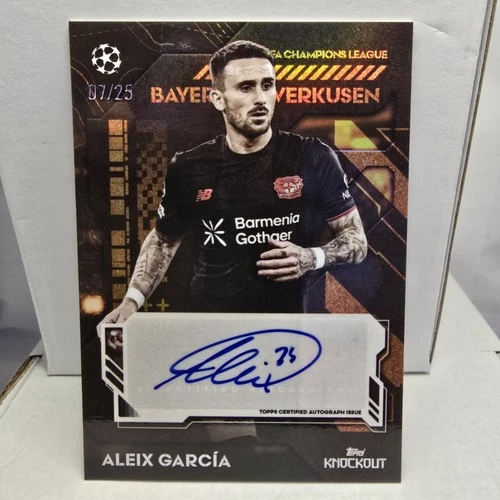 Aleix Garcia 2025 Topps UCC Knockout /25