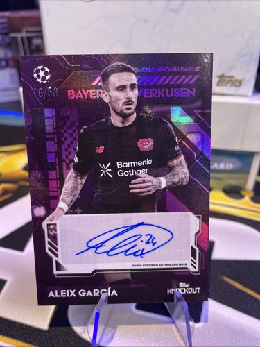 Aleix Garcia 2025 Topps UCC Knockout Purple /50