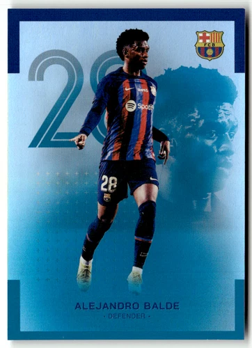 Alejandro Balde 2023 Topps Barcelona FC Azul /175