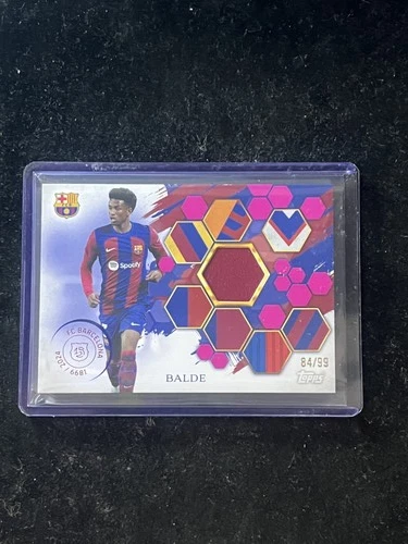 Alejandro Balde 2024 Topps Barcelona Pink /99