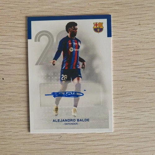 Alejandro Balde 2022 Topps Barcelona Team Set
