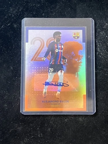 Alejandro Balde 2022 Topps Barcelona Team Set Orange /25