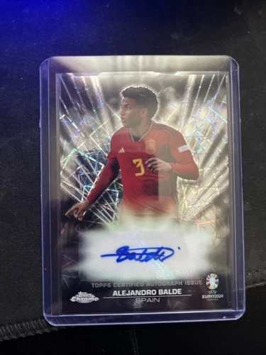 Alejandro Balde 2024 Topps Chrome Black Lazer