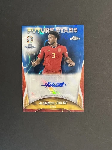 Alejandro Balde 2024 Topps Chrome Blue /75