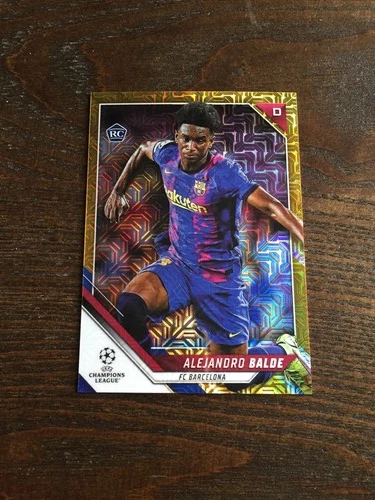 Alejandro Balde 2021 Topps Chrome Gold Mojo /50