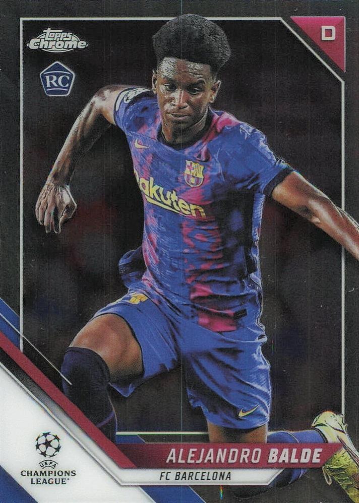 Alejandro Balde 2021 Topps Chrome UCC 38