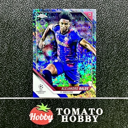 Alejandro Balde 2021 Topps Chrome UEFA Purple Mini Diamond Refractor /250
