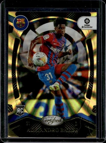 Alejandro Balde 2021 Panini Chronicles Gold Laser #152