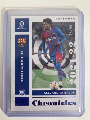 Alejandro Balde 2021 Panini Chronicles Parallel /99