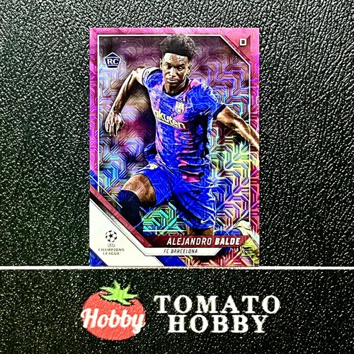 Alejandro Balde 2021 Topps Cromo UEFA Japonés Rosa Mojo Refractor /125