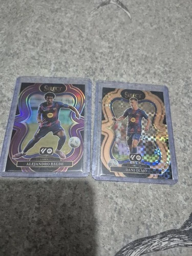 Alejandro Balde & Dani Olmo 2025 Panini Select /125 & /99