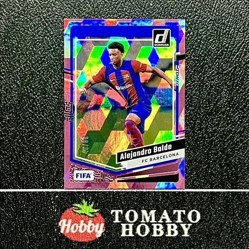 Alejandro Balde 2023 Panini Donruss FIFA Pink Refractor /99