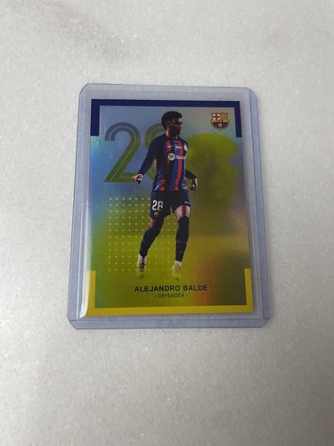 Alejandro Balde 2022 Topps FC Barcelona Team Set /50