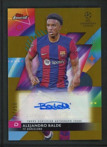 Alejandro Balde 2024 Topps Finest /50