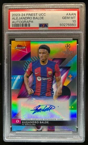 Alejandro Balde 2023 Topps Finest