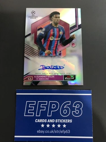 Alejandro Balde 2022 Topps Finest