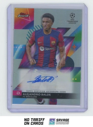 Alejandro Balde 2024 Topps Finest