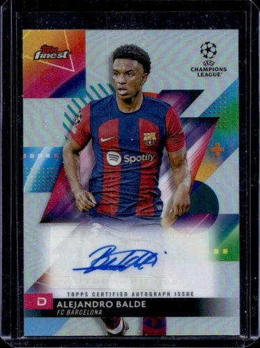 Alejandro Balde 2023 Topps Finest #A-AN