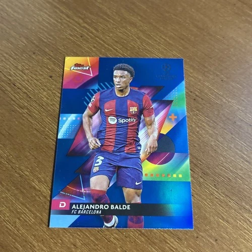 Alejandro Balde 2023 Topps Finest Blue Refractor /150