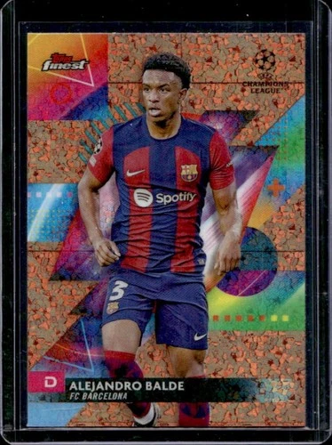 Alejandro Balde 2024 Topps Finest Gold Pink Diamond /50