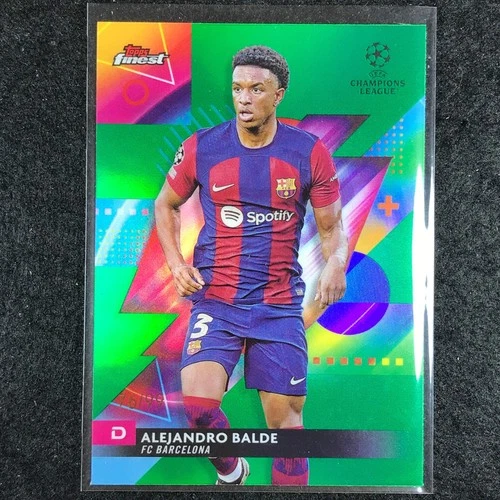 Alejandro Balde 2024 Panini Finest Green /99
