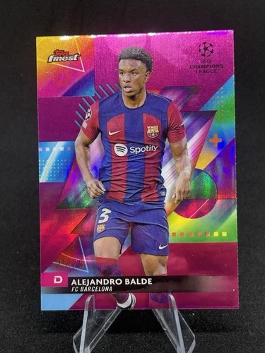 Alejandro Balde 2023 Topps Finest Rosa Refractor /75