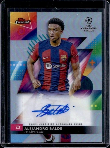 Alejandro Balde 2024 Topps Finest UEFA