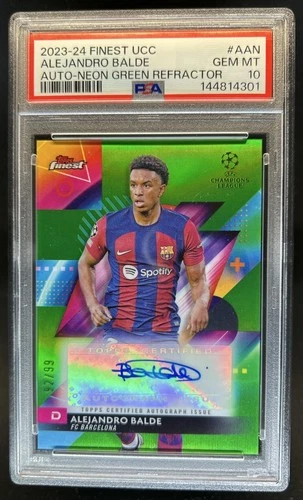 Alejandro Balde 2023 Topps Finest Verde Neon /99