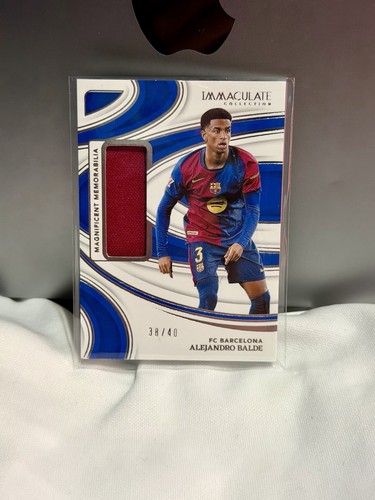 Alejandro Balde 2024 Panini Immaculate Collection /40