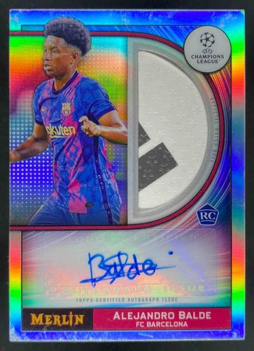 Alejandro Balde 2021 Topps Merlin Chrome