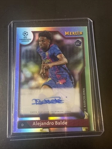 Alejandro Balde 2021 Topps Merlin Chrome