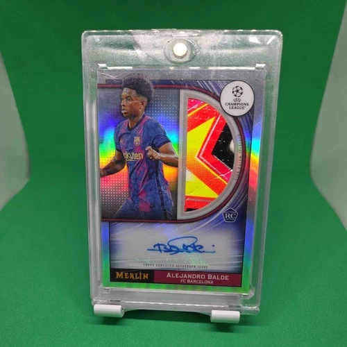 Alejandro Balde 2021 Topps Merlin Chrome