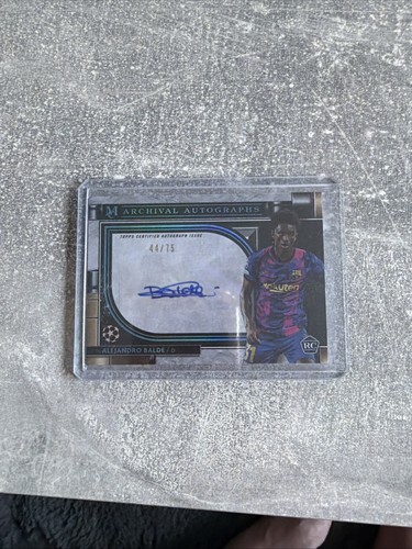 Alejandro Balde 2021 Topps Museum /75