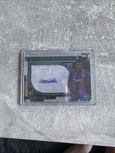 Alejandro Balde 2021 Topps Museum /75
