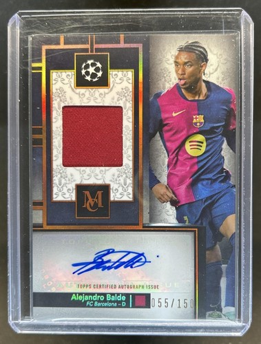 Alejandro Balde 2024 Topps Museum Citrine /150