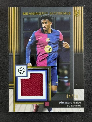 Alejandro Balde 2024 Topps Museum Collection Gold /50