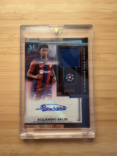 Alejandro Balde 2023 Topps Museum Collection MAR-AB/75