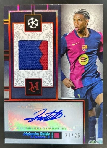 Alejandro Balde 2024 Topps Museum Collection Ruby /25