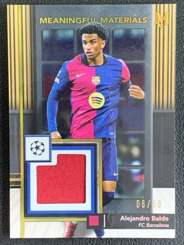 Alejandro Balde 2024 Topps Museum Gold /50