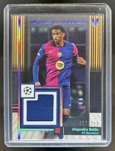 Alejandro Balde 2024 Topps Museum Pink Quartz /299
