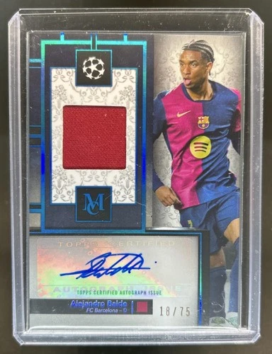 Alejandro Balde 2024 Topps Museum Sapphire /75