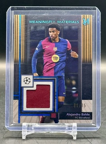 Alejandro Balde 2025 Topps Museum UEFA Blue /75