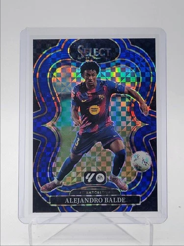 Alejandro Balde 2025 Panini Select Blue Checkerboard