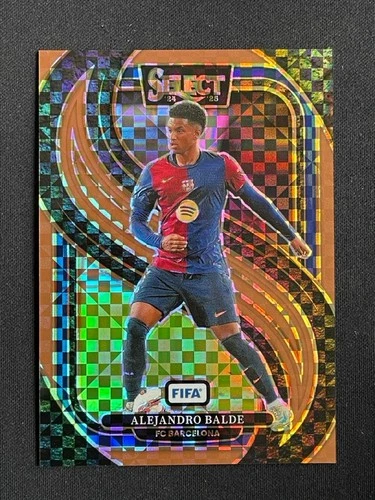 Alejandro Balde 2024 Panini Select Bronze Checker /75