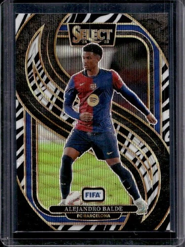 Alejandro Balde 2024 Panini Select FIFA Zebra #106