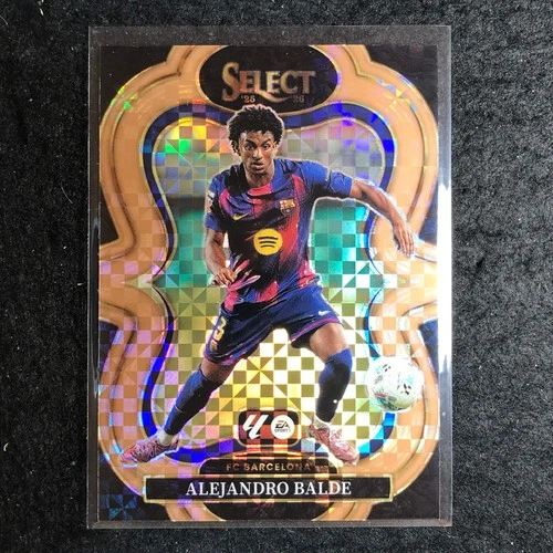 Alejandro Balde 2025 Panini Select La Liga Bronze Checker 105/99
