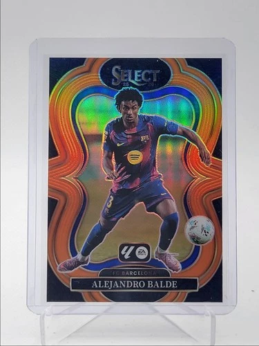 Alejandro Balde 2025 Panini Select La Liga Orange Prizm /75